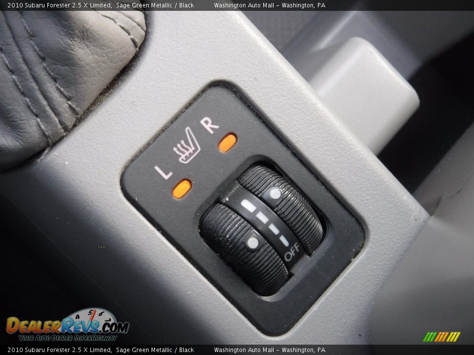 2010 Subaru Forester 2.5 X Limited Sage Green Metallic / Black Photo #5