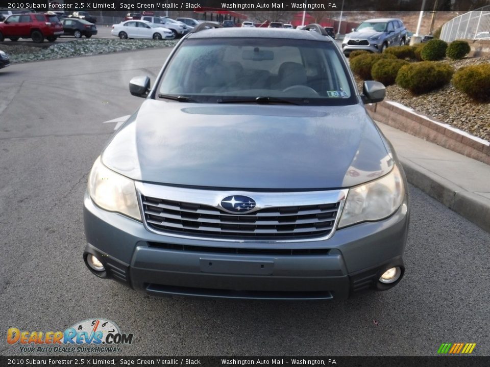 2010 Subaru Forester 2.5 X Limited Sage Green Metallic / Black Photo #10