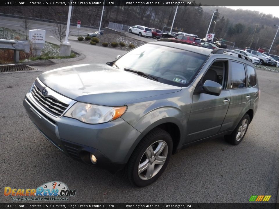 2010 Subaru Forester 2.5 X Limited Sage Green Metallic / Black Photo #11