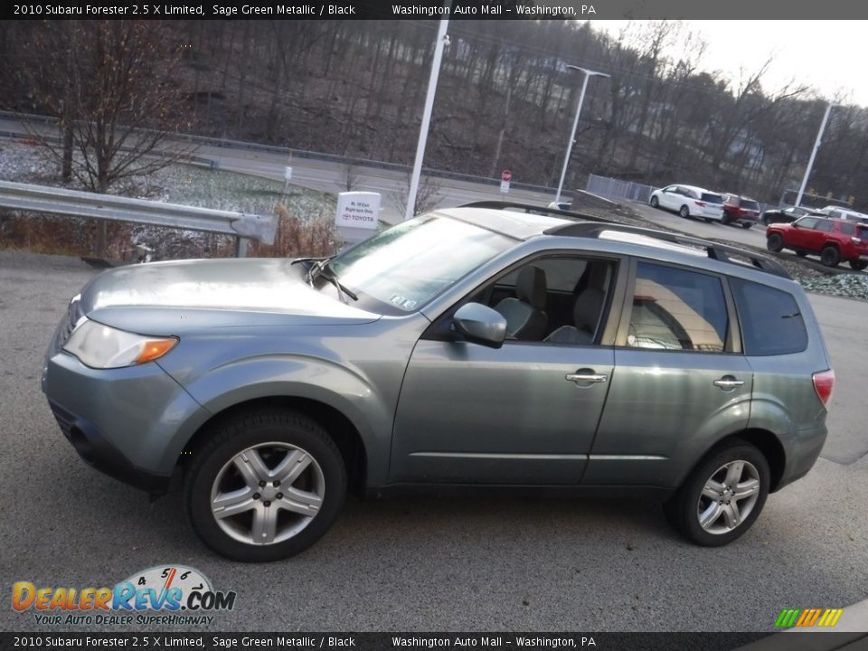 2010 Subaru Forester 2.5 X Limited Sage Green Metallic / Black Photo #12