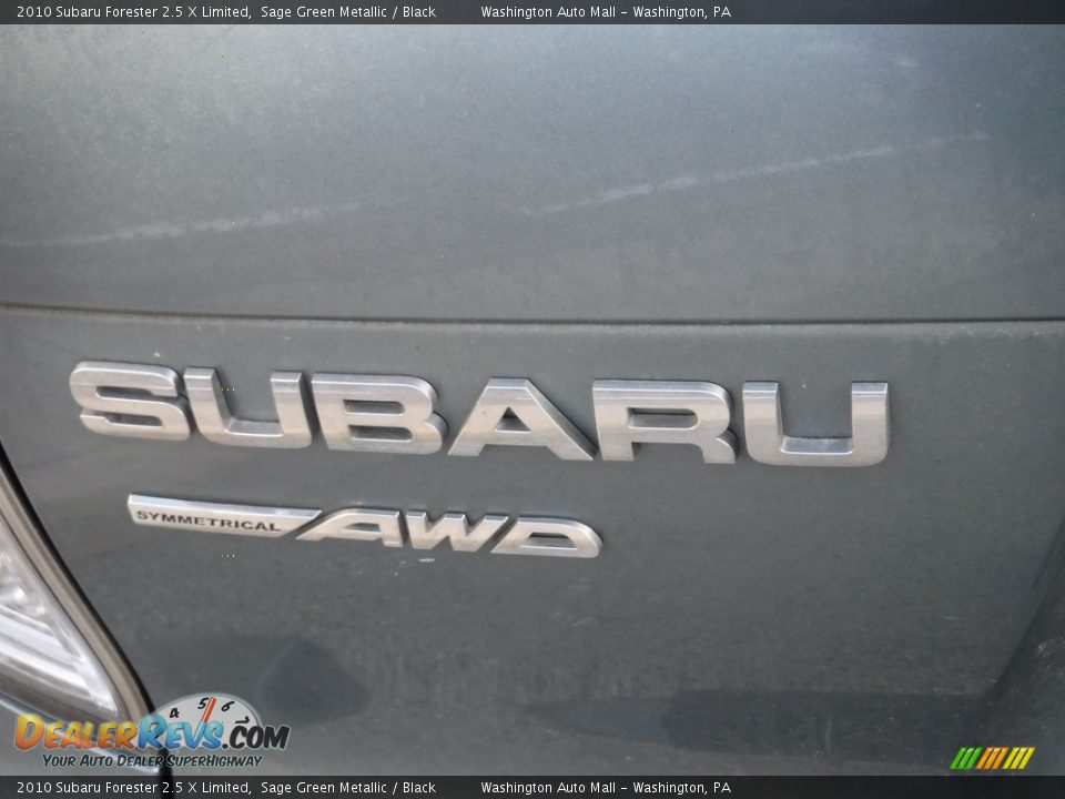 2010 Subaru Forester 2.5 X Limited Sage Green Metallic / Black Photo #14