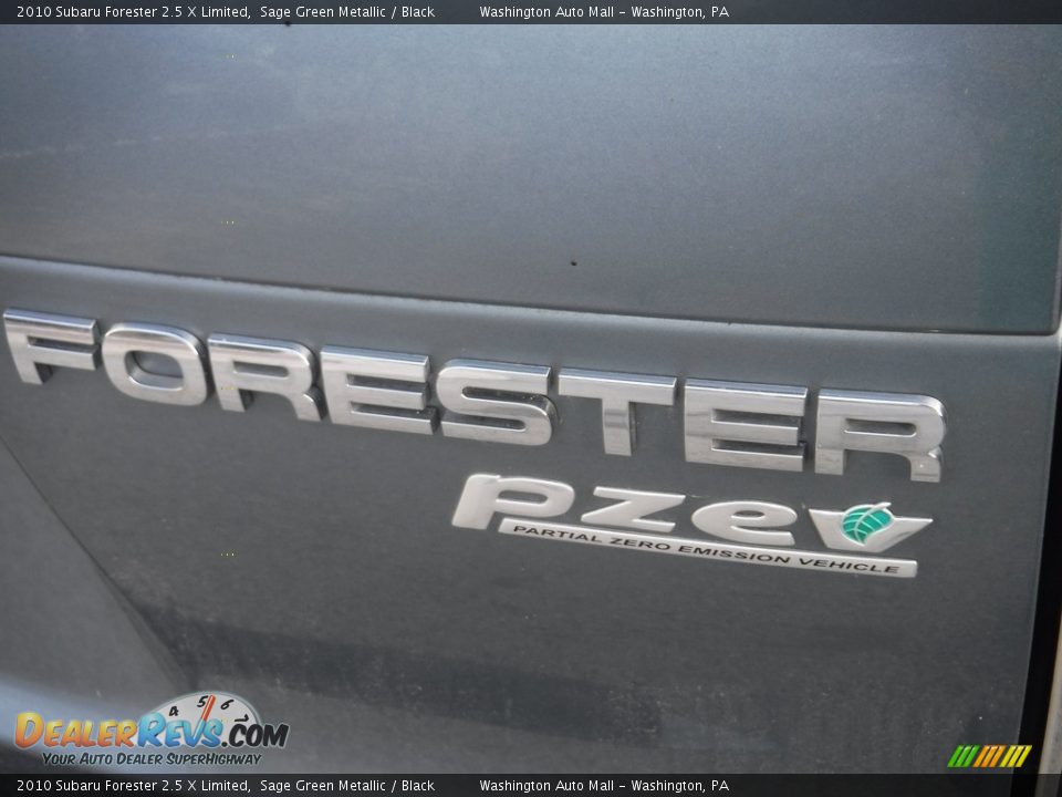 2010 Subaru Forester 2.5 X Limited Sage Green Metallic / Black Photo #16