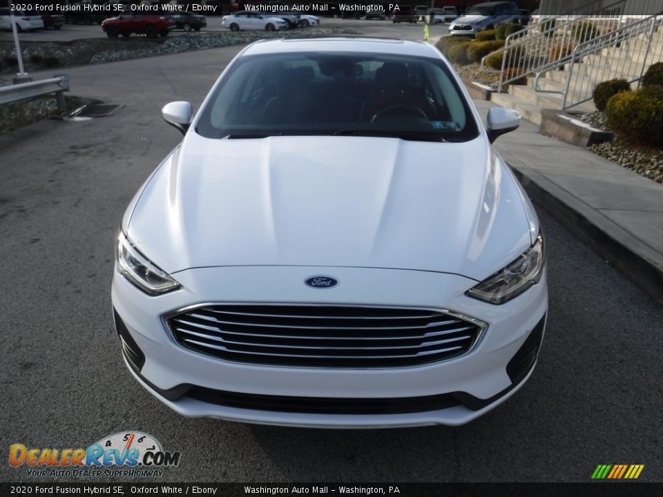 2020 Ford Fusion Hybrid SE Oxford White / Ebony Photo #12