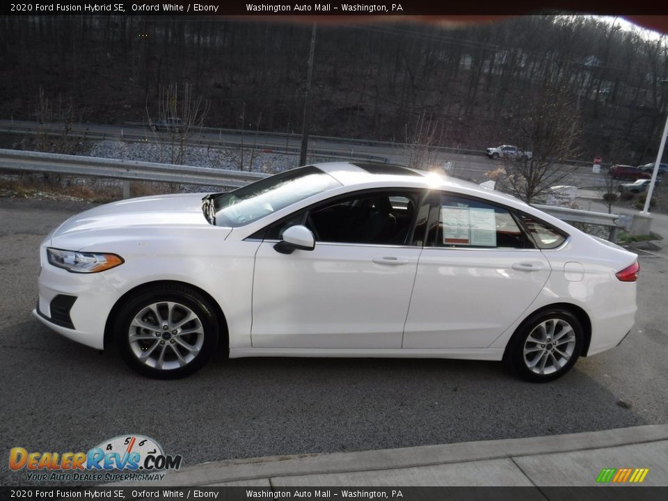 2020 Ford Fusion Hybrid SE Oxford White / Ebony Photo #15