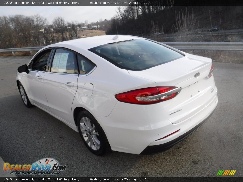 2020 Ford Fusion Hybrid SE Oxford White / Ebony Photo #16