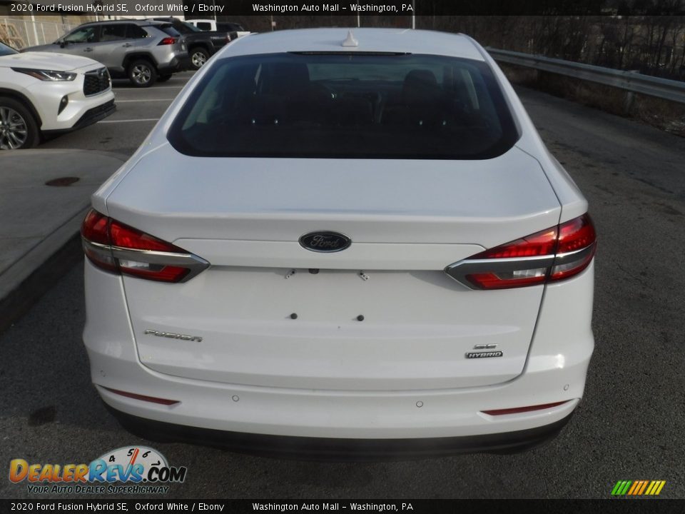 2020 Ford Fusion Hybrid SE Oxford White / Ebony Photo #17
