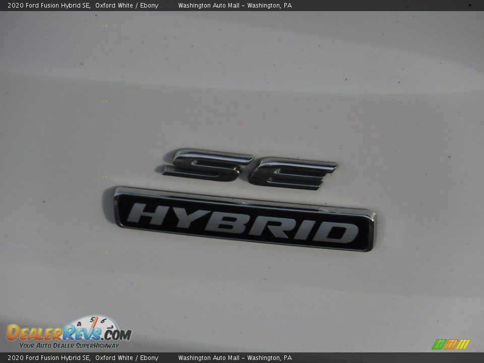 2020 Ford Fusion Hybrid SE Oxford White / Ebony Photo #18