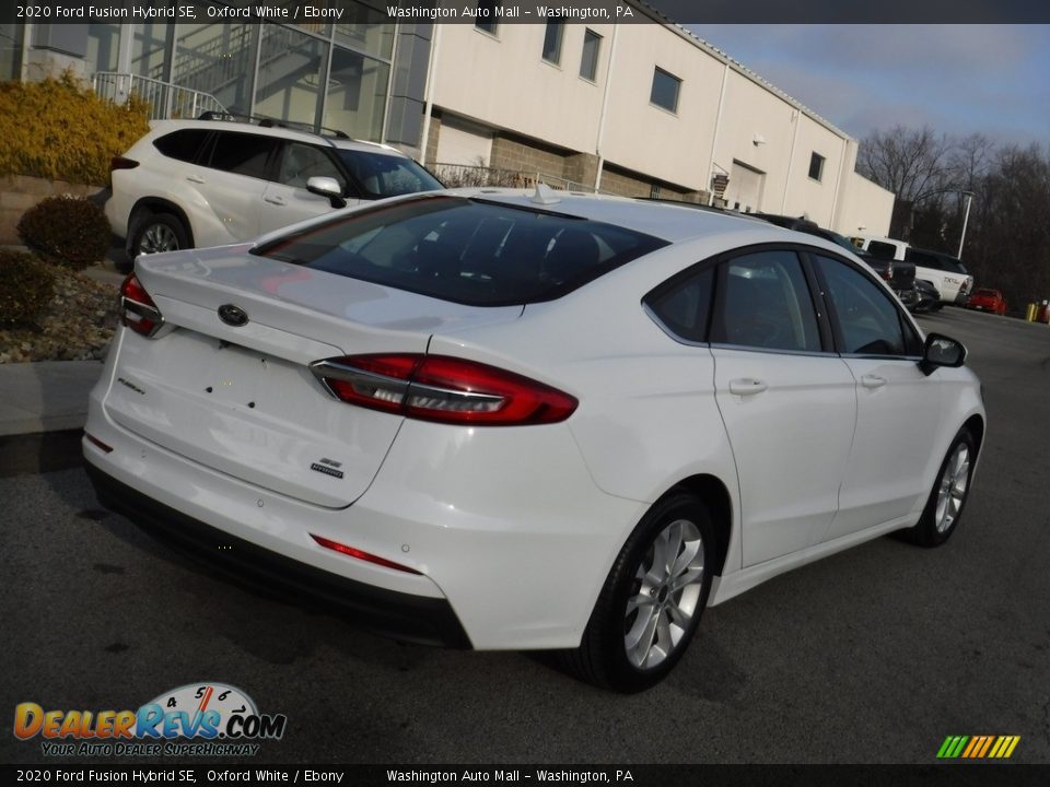 2020 Ford Fusion Hybrid SE Oxford White / Ebony Photo #19