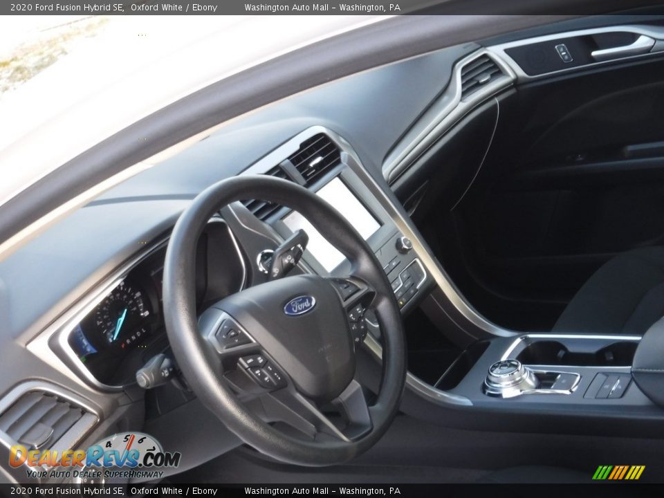 2020 Ford Fusion Hybrid SE Oxford White / Ebony Photo #21