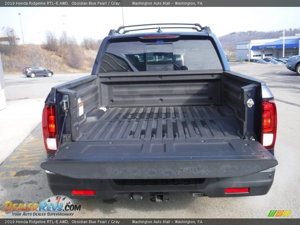 2019 Honda Ridgeline RTL-E AWD Obsidian Blue Pearl / Gray Photo #12