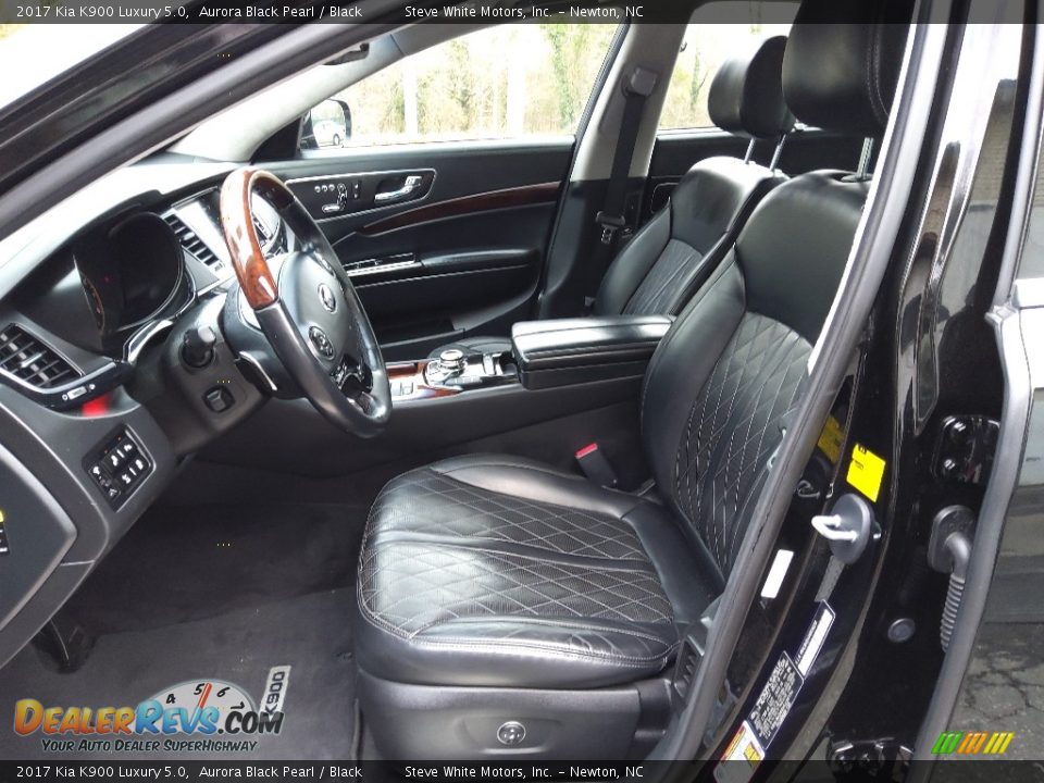 Black Interior - 2017 Kia K900 Luxury 5.0 Photo #11