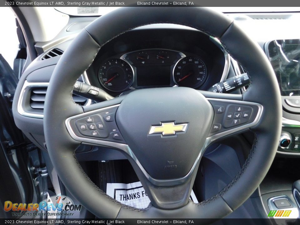 2023 Chevrolet Equinox LT AWD Sterling Gray Metallic / Jet Black Photo #23