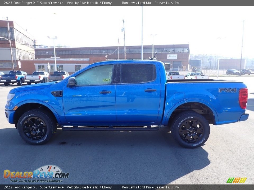 Velocity Blue Metallic 2023 Ford Ranger XLT SuperCrew 4x4 Photo #5