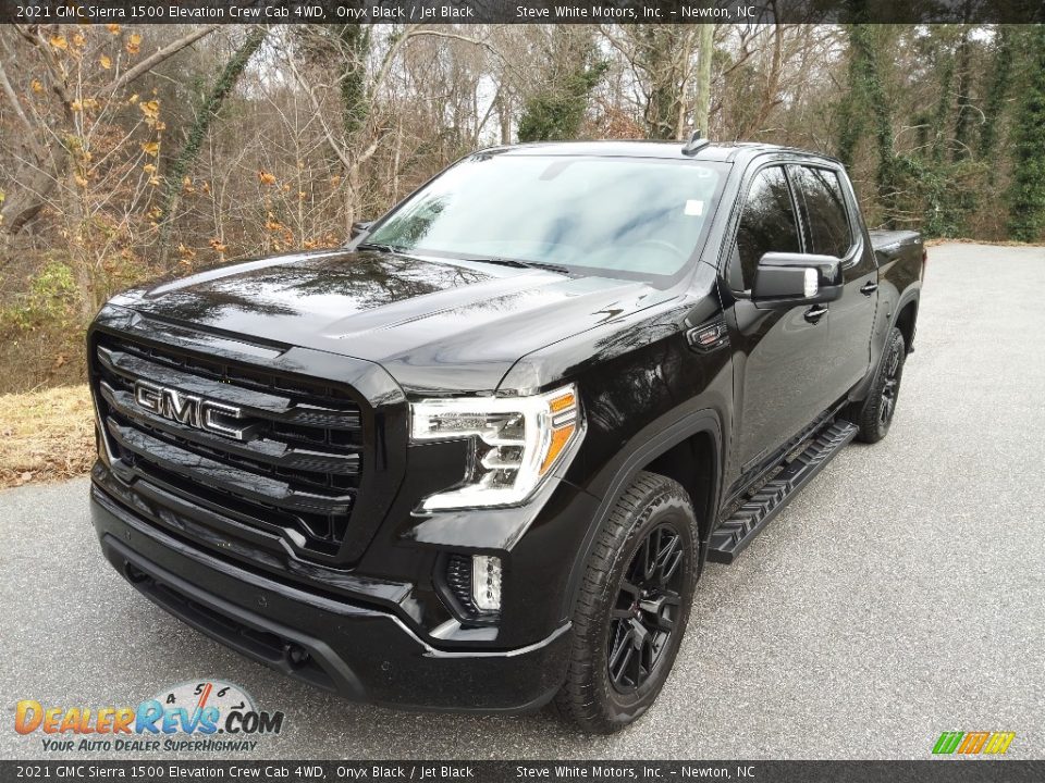 2021 GMC Sierra 1500 Elevation Crew Cab 4WD Onyx Black / Jet Black Photo #3