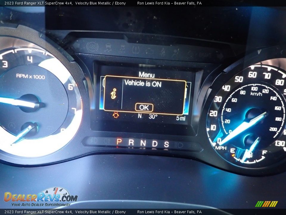 2023 Ford Ranger XLT SuperCrew 4x4 Gauges Photo #17