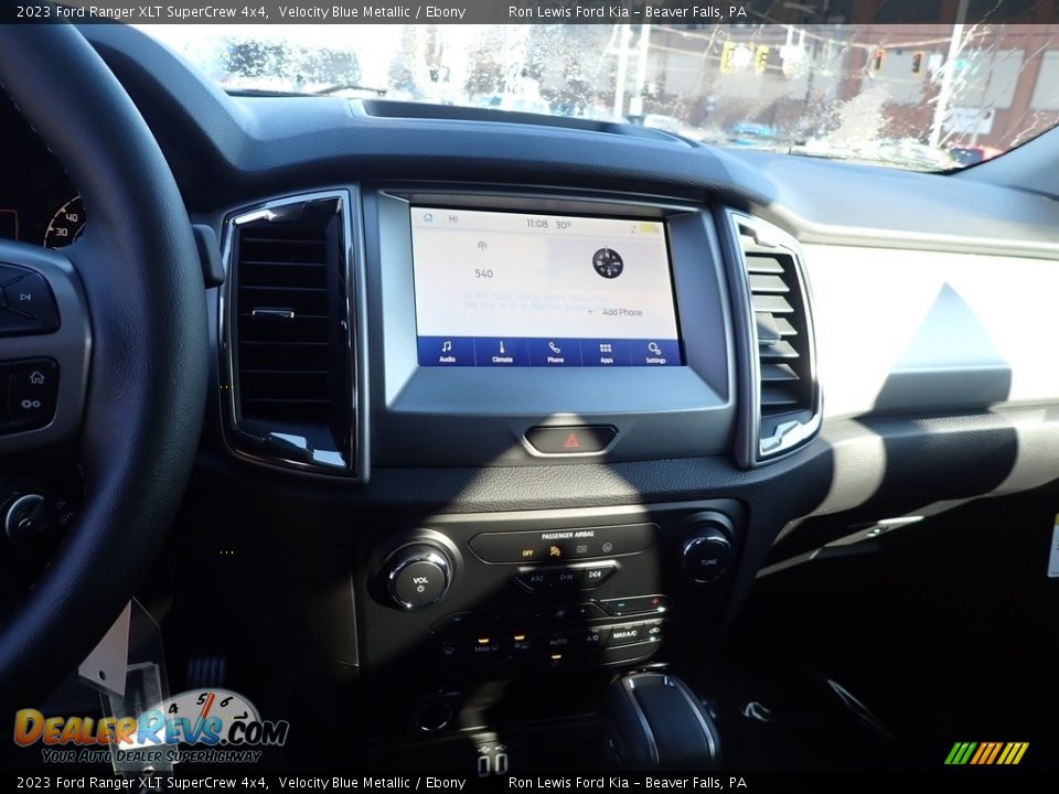 2023 Ford Ranger XLT SuperCrew 4x4 Velocity Blue Metallic / Ebony Photo #19