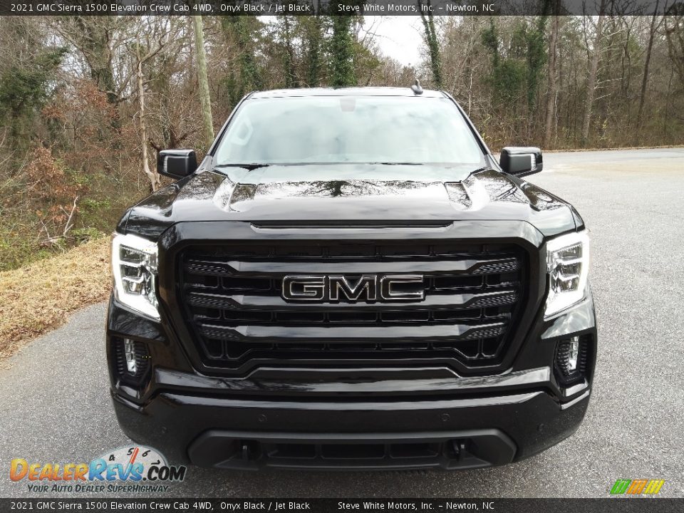 2021 GMC Sierra 1500 Elevation Crew Cab 4WD Onyx Black / Jet Black Photo #5