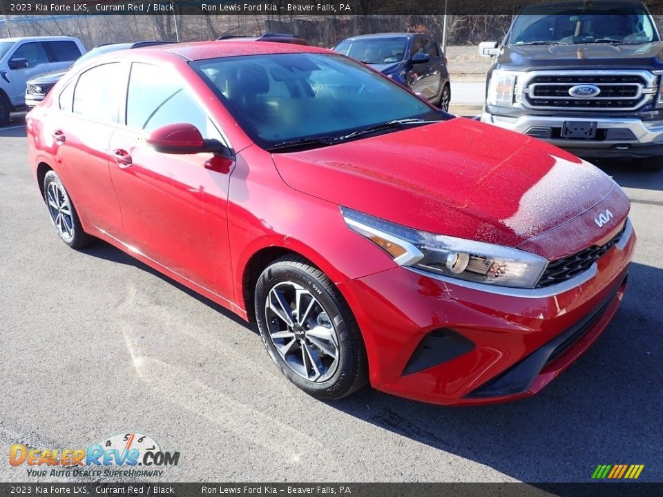 2023 Kia Forte LXS Currant Red / Black Photo #2