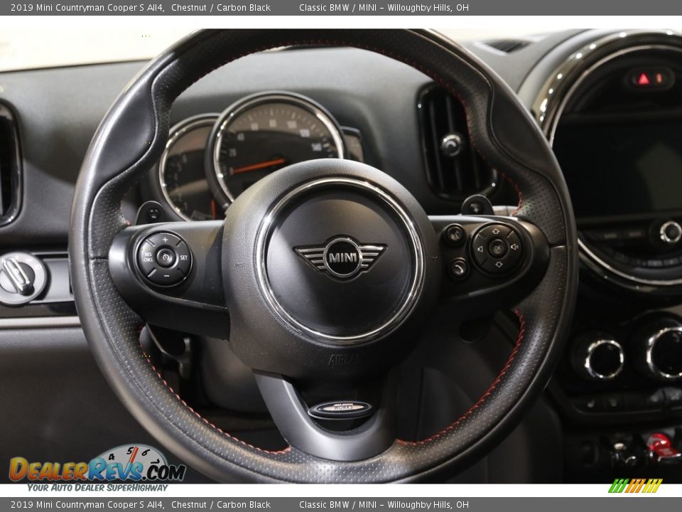 2019 Mini Countryman Cooper S All4 Chestnut / Carbon Black Photo #7