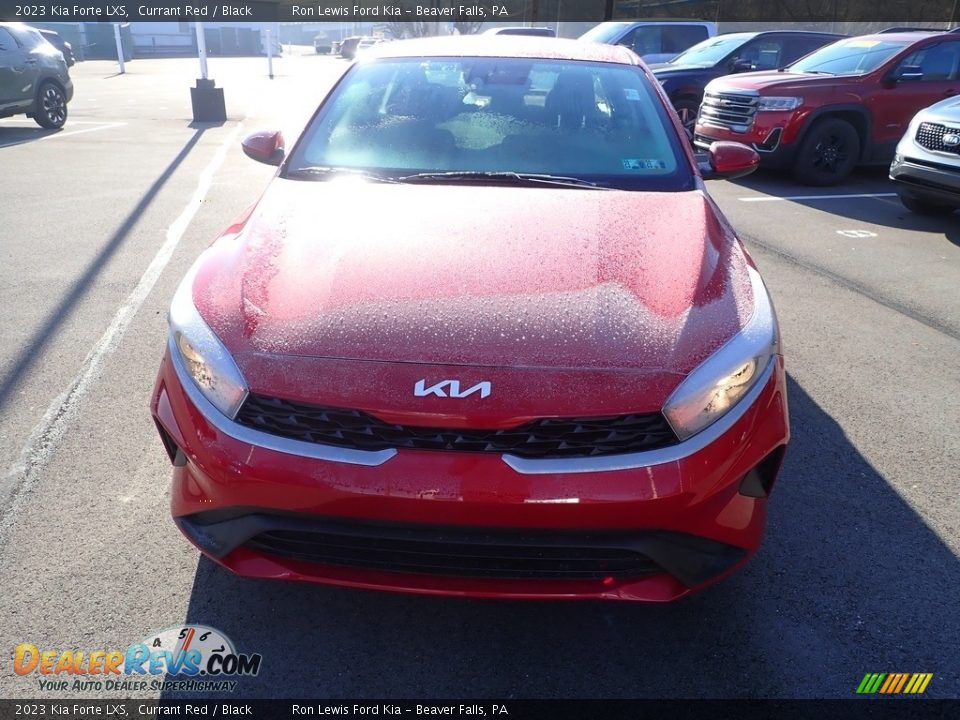 2023 Kia Forte LXS Currant Red / Black Photo #3