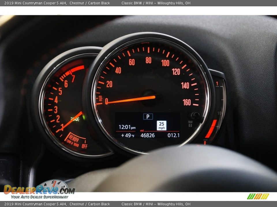 2019 Mini Countryman Cooper S All4 Chestnut / Carbon Black Photo #8