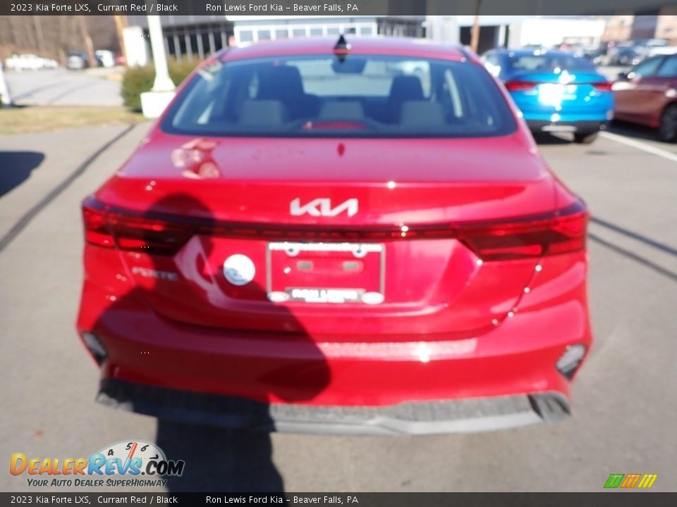 2023 Kia Forte LXS Currant Red / Black Photo #7
