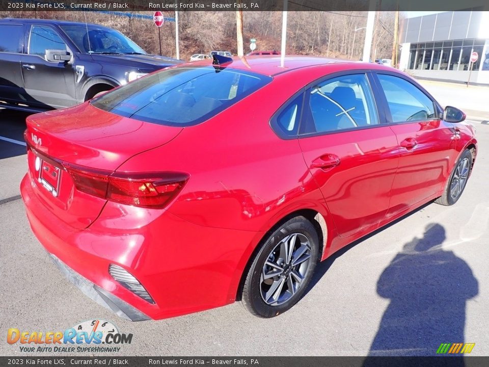 2023 Kia Forte LXS Currant Red / Black Photo #8
