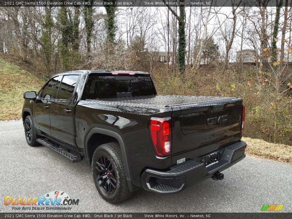 Onyx Black 2021 GMC Sierra 1500 Elevation Crew Cab 4WD Photo #14