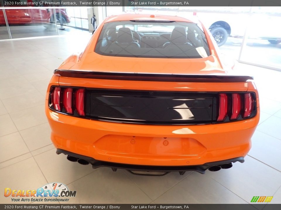 2020 Ford Mustang GT Premium Fastback Twister Orange / Ebony Photo #4