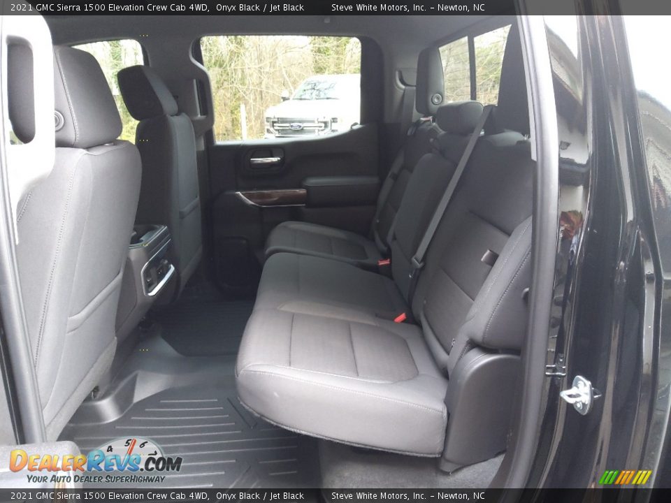 Rear Seat of 2021 GMC Sierra 1500 Elevation Crew Cab 4WD Photo #18