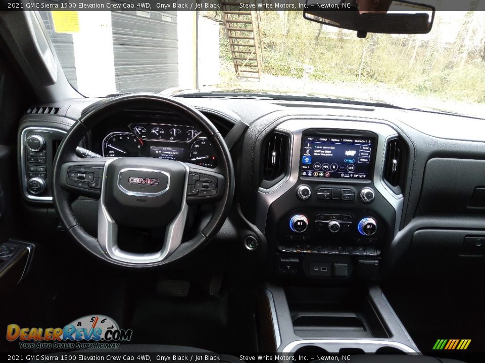 Dashboard of 2021 GMC Sierra 1500 Elevation Crew Cab 4WD Photo #21