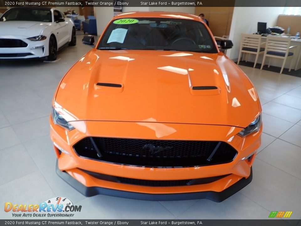 2020 Ford Mustang GT Premium Fastback Twister Orange / Ebony Photo #8