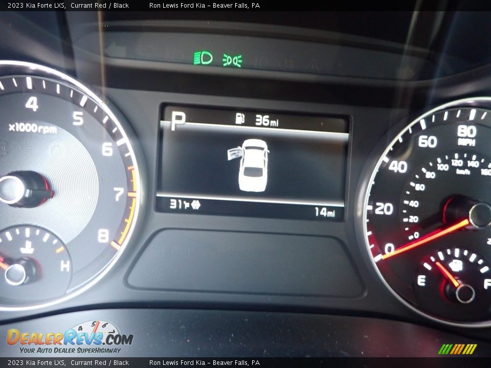 2023 Kia Forte LXS Currant Red / Black Photo #16