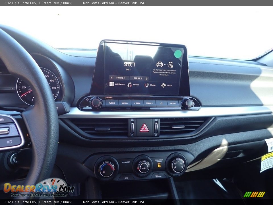 2023 Kia Forte LXS Currant Red / Black Photo #17