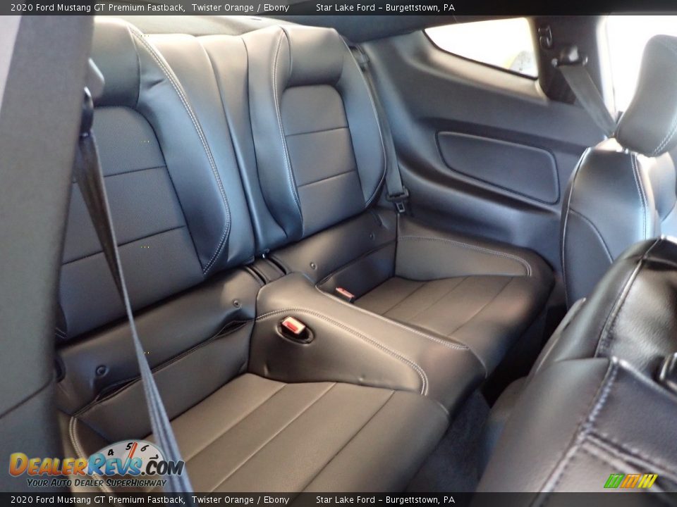 Rear Seat of 2020 Ford Mustang GT Premium Fastback Photo #10