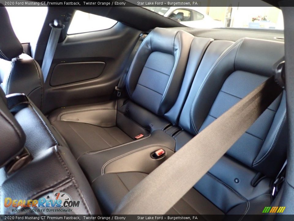 Rear Seat of 2020 Ford Mustang GT Premium Fastback Photo #11