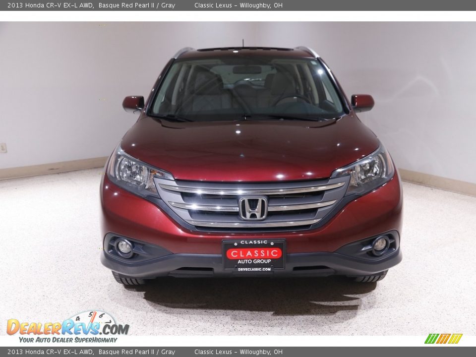 2013 Honda CR-V EX-L AWD Basque Red Pearl II / Gray Photo #2