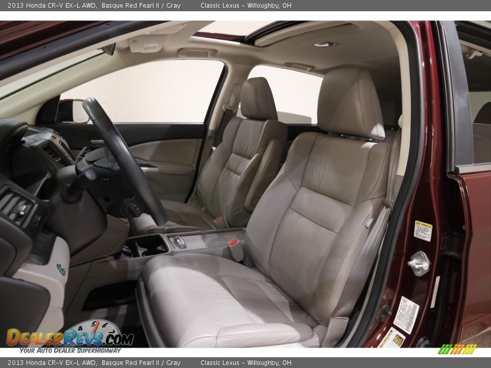 2013 Honda CR-V EX-L AWD Basque Red Pearl II / Gray Photo #5