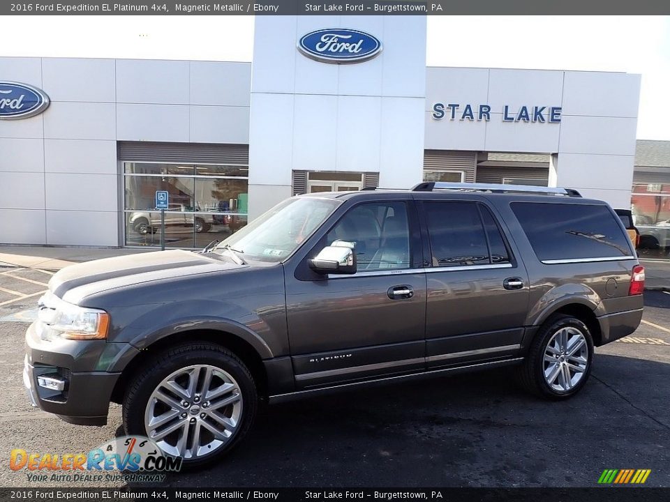 2016 Ford Expedition EL Platinum 4x4 Magnetic Metallic / Ebony Photo #1