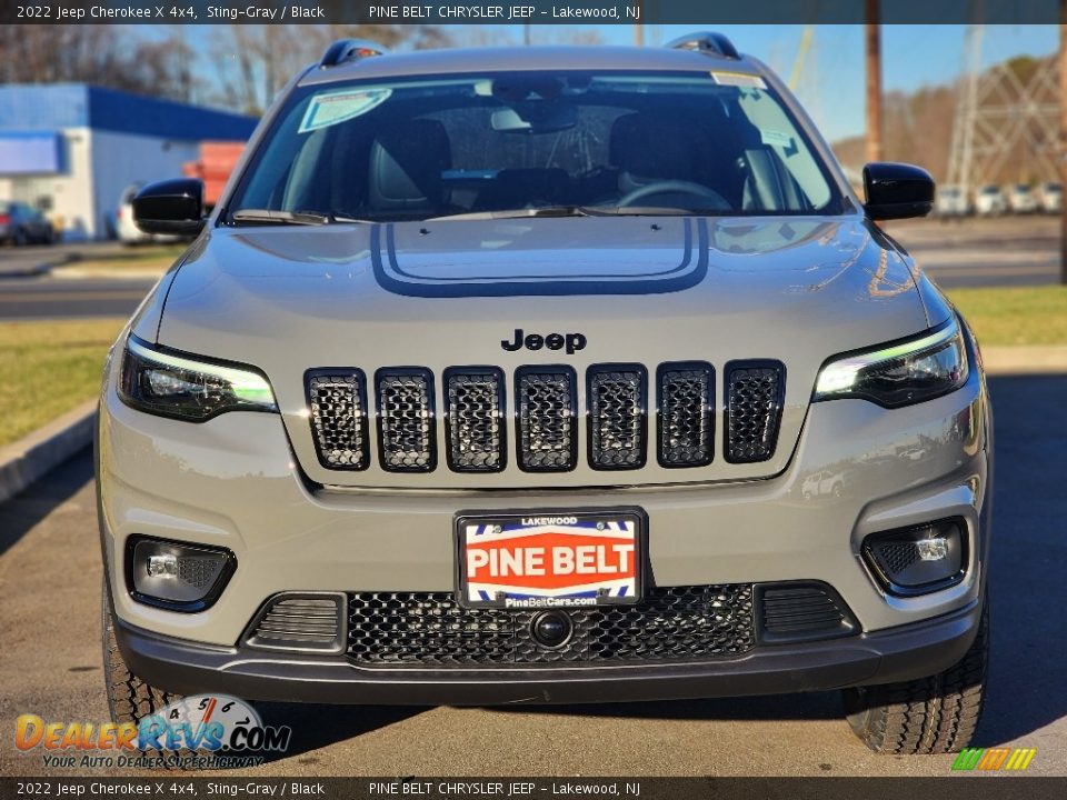2022 Jeep Cherokee X 4x4 Sting-Gray / Black Photo #2