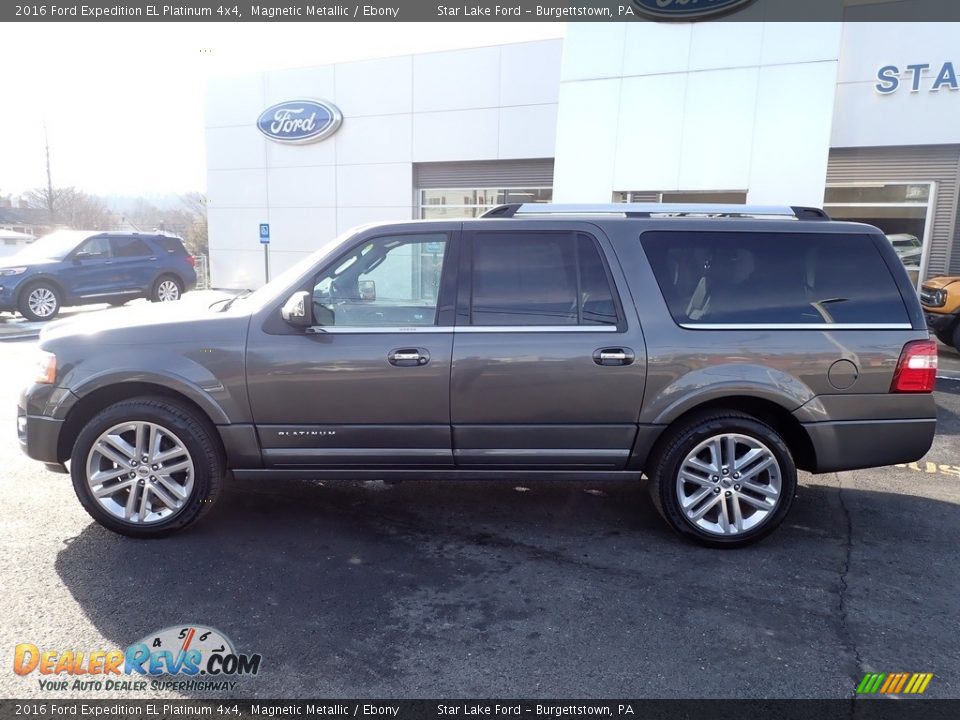 Magnetic Metallic 2016 Ford Expedition EL Platinum 4x4 Photo #2