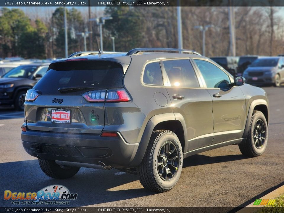 2022 Jeep Cherokee X 4x4 Sting-Gray / Black Photo #4