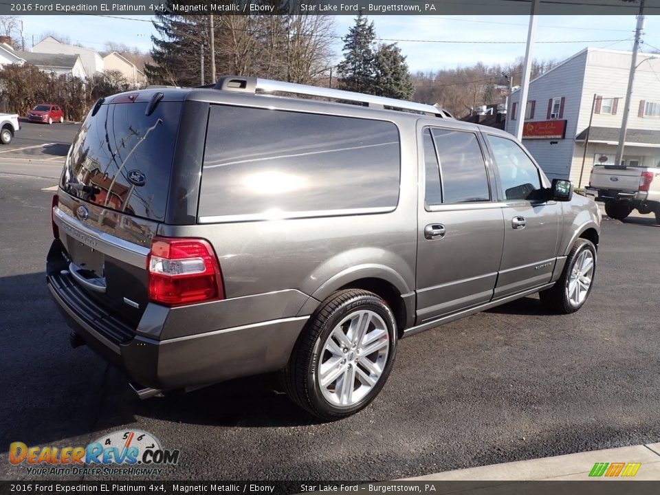 2016 Ford Expedition EL Platinum 4x4 Magnetic Metallic / Ebony Photo #5