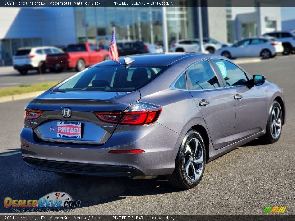 2021 Honda Insight EX Modern Steel Metallic / Black Photo #18