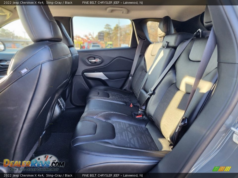 Rear Seat of 2022 Jeep Cherokee X 4x4 Photo #7