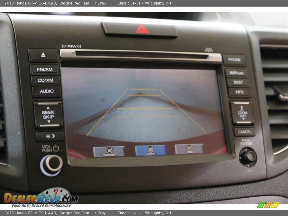 2013 Honda CR-V EX-L AWD Basque Red Pearl II / Gray Photo #16