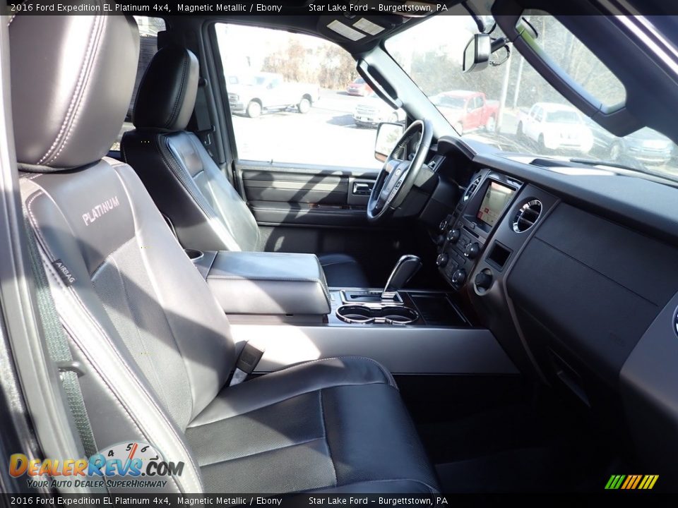 Front Seat of 2016 Ford Expedition EL Platinum 4x4 Photo #9
