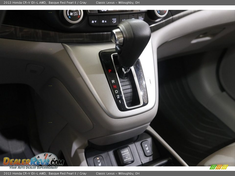 2013 Honda CR-V EX-L AWD Basque Red Pearl II / Gray Photo #17