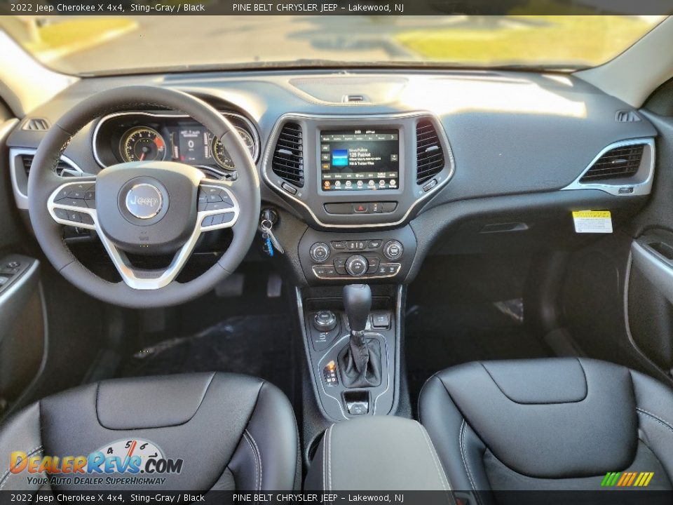 Black Interior - 2022 Jeep Cherokee X 4x4 Photo #9