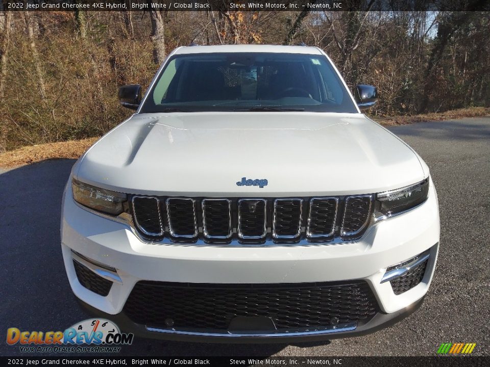 2022 Jeep Grand Cherokee 4XE Hybrid Bright White / Global Black Photo #5